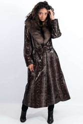 Women's leather coat Alexandra